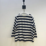 Babi Organic Cotton Top in Navy & Off White Stripe XS Preloved
