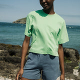 Bay Organic Cotton Jersey Top in Apple XS Preloved