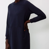 Alexis Organic Cotton Dress in Navy S Preloved