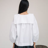 Prunus Organic Cotton Poplin Shirt in White S Preloved