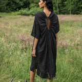 Monique Linen dress in Black