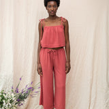 Sawyer Organic Cotton Trouser in Rose