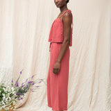 Sawyer Organic Cotton Trouser in Rose