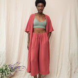 Sawyer Organic Cotton Trouser in Rose