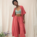 Sawyer Organic Cotton Trouser in Rose