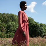 Macy Organic Cotton Skirt in Rose