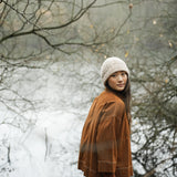 Dylan-Leigh Recycled Cotton Denim Overshirt in Bark Brown