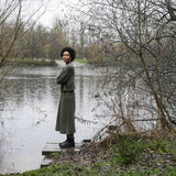Mio Organic Cotton Knitted Skirt in Soft Khaki