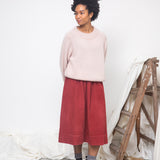 Solstice Mohair Knitted Jumper in Shell Pink by HANNAH BEAUMONT