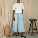 Bay Organic Cotton Jersey Top in White