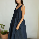 Kyra-Leigh Organic Cotton Denim Dress in Indigo