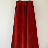 Caitlin Organic Cotton Cord Trouser in Burnt Orange S Preloved