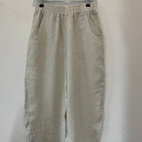 Vanora-May Organic Linen Trousers in Stone S Preloved