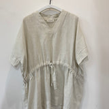 Asherah-May Organic Linen Top in Stone S Preloved