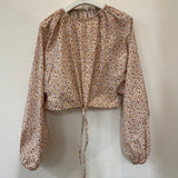 Chaya-Paige Organic Cotton Blouse in Pink Ditsy Floral S Preloved