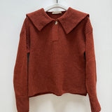 Rini Recycled Wool Jumper in Paprika Marl S Preloved