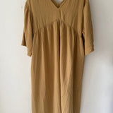 Fauna Organic Cotton Dress in Straw S Preloved
