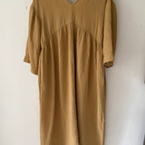 Fauna Organic Cotton Dress in Straw S Preloved
