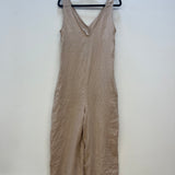 Gianna Linen Jumpsuit in Bone S Preloved