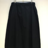 Ashley Organic Cotton Skirt in Black L Preloved