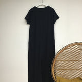 Veronica Organic Cotton Jumpsuit in Black L Preloved