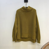 Tora Organic Cotton Knitted Jumper in Chartreuse S Preloved