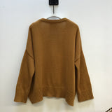 Charis Recycled Cotton Cardigan in Ochre S Preloved
