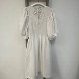 Layrah-May Linen Dress in White XS Preloved