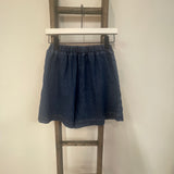 Paola-Leigh Organic Cotton Denim Shorts in Mid Blue XS Preloved