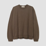 Madison Organic Cotton Felpe Sweatshirt in Brown Marl