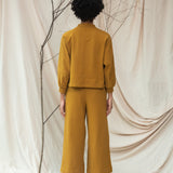 Maiya Organic Cotton Felpe Sweatshirt in Ochre