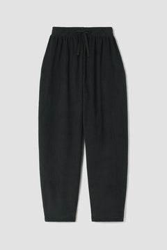 Orla Organic Cotton Corduroy Trousers in Charcoal
