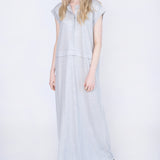 Sara Linen Dress in Silver S Preloved