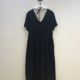 Zarya Organic Cotton Jumpsuit in Black XS Preloved