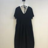 Zarya Organic Cotton Jumpsuit in Black XS Preloved