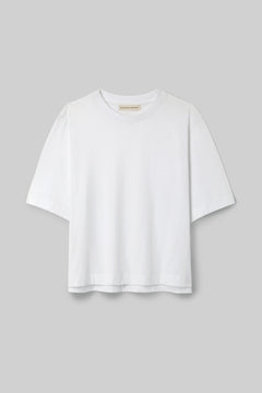 Bay Organic Cotton Jersey Top in White