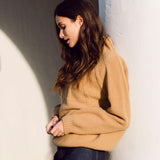 Blanche Lambswool Jumper in Brown Sugar M Preloved