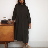 Cass Organic Cotton Corduroy Dress in Army S Preloved