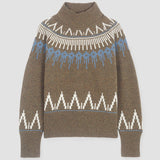 Hawthorne Recycled Wool Knitted Jumper in Taupe Marl