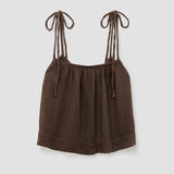 Janis Organic Cotton Top in Cacao