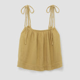 Janis Organic Cotton Top in Straw