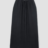 Macy Organic Cotton Skirt in Black