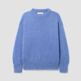 Mia Mohair Knitted Jumper in Cornflower Blue