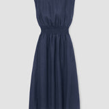 Ottillie-May Linen Dress in Midnight