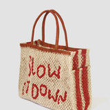 Slow It Down Jute Bag