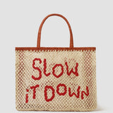Slow It Down Jute Bag