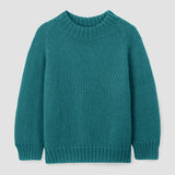 Solstice Mohair Knitted Jumper in Pine by HANNAH BEAUMONT