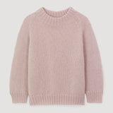 Solstice Mohair Knitted Jumper in Shell Pink by HANNAH BEAUMONT