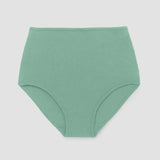 Yoka Bamboo & Organic Cotton Blend High Waist Briefs in Pistachio
